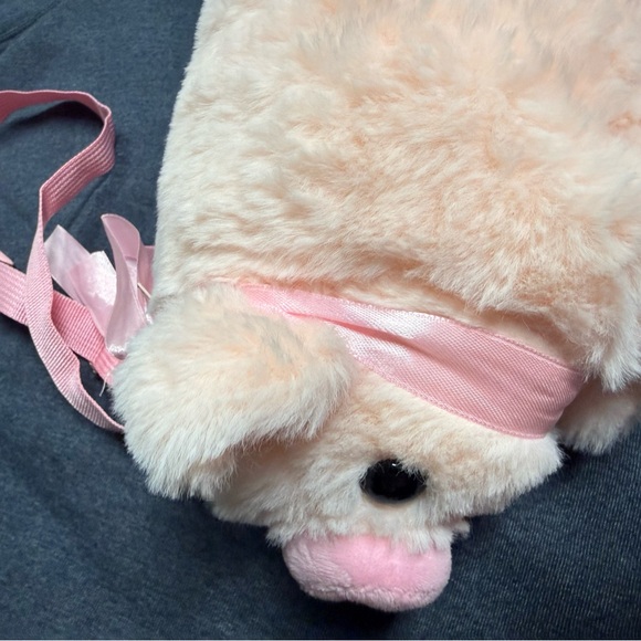 Plush Pig Shoulder Bag - Pink - Picture 6 of 8